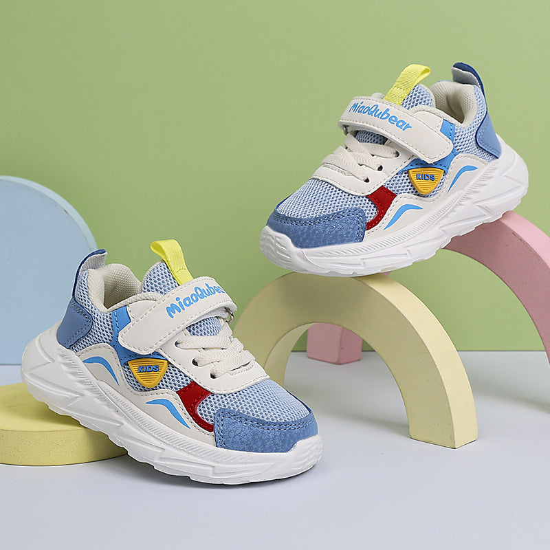 Children's Sports Shoes, Boys' Shoes, Mesh Breathable Kidsren's Functional Shoes, Lightweight Non-Slip Baby Shoes, Girls' Running Shoes