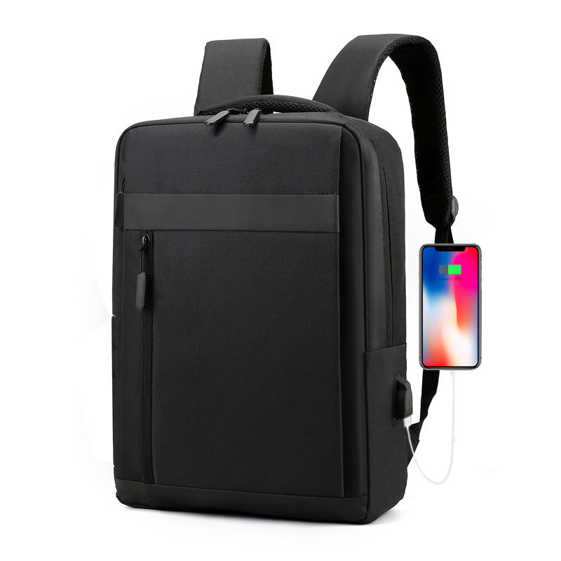 Cross-border backpack middle school student schoolbag Korean style versatile men's schoolbag casual simple nylon cloth large capacity backpack