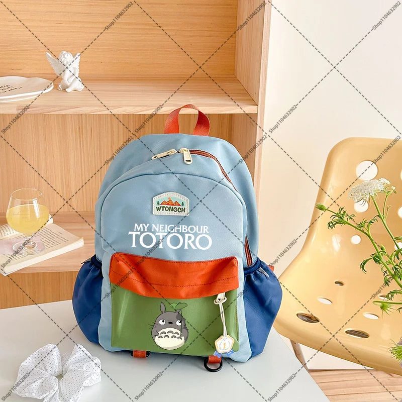 Mochilas bonitas de Totoro para estudiantes, mochila escolar de gran capacidad, mochila con estampado de dibujos animados de Anime, regalos para el regreso a la escuela, bolsas Kawaii