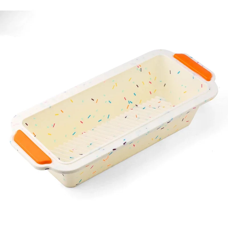 Bandeja rectangular de silicona para hornear, herramientas antiadherentes para molde, pan, tostada, tarta, larga, cuadrada