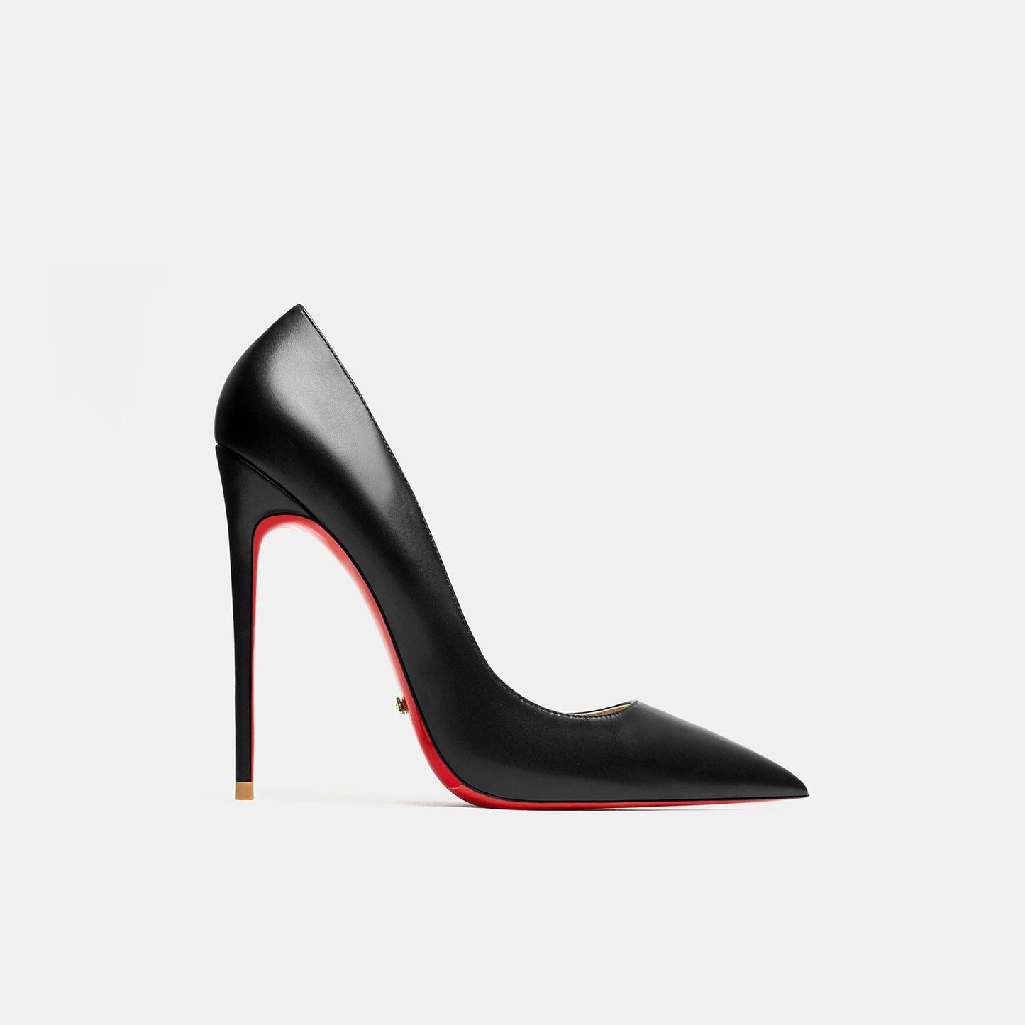 Zapatos de mujer 2025, marca de lujo, zapatos de tacón con suela roja, fondo rojo, puntiagudos, tacones altos de diseñador, zapatos elegantes de fiesta a la moda para mujer, 12cm