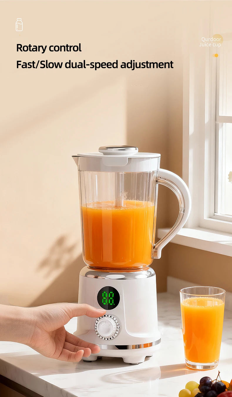Licuadora Eléctrica Inalámbrica Portátil, 12 Cuchillas, 3000mAh, Exprimidor de Frutas, Uso Doméstico, Trituradora de Hielo, Mezcladora de Alimentos Auxiliar para Naranjas