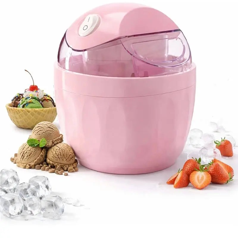 AT28-Mini máquina para hacer helados, máquina para hacer postres personal, máquina compacta para hacer helados con un solo toque
