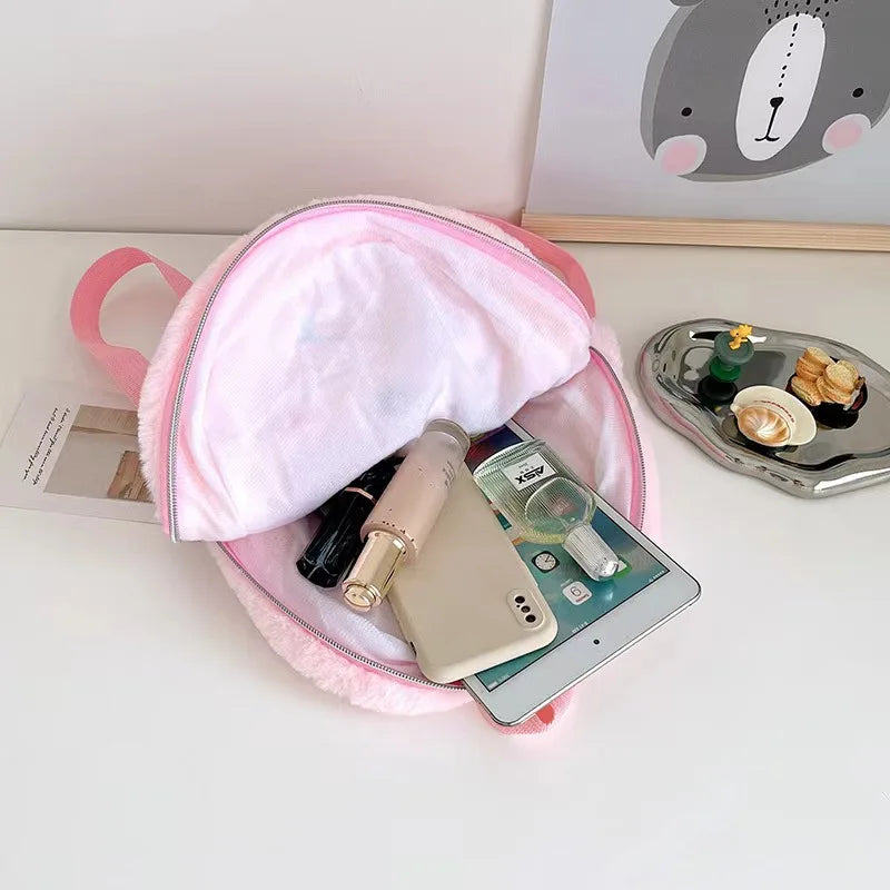 Mochila para niños, Mochila escolar para niños, Mochila de moda de gran capacidad para niños y niñas, bolso Tie-Dye de felpa con unicornio