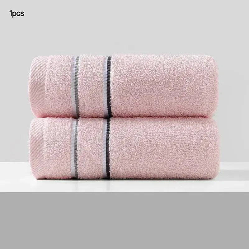 Toalla de Algodón para Baño, Toalla de Mano Suave de Secado Rápido, Toalla Facial Gruesa para Baño, Gimnasio, Spa, Adultos, Hotel, Viajes, Estudiantes