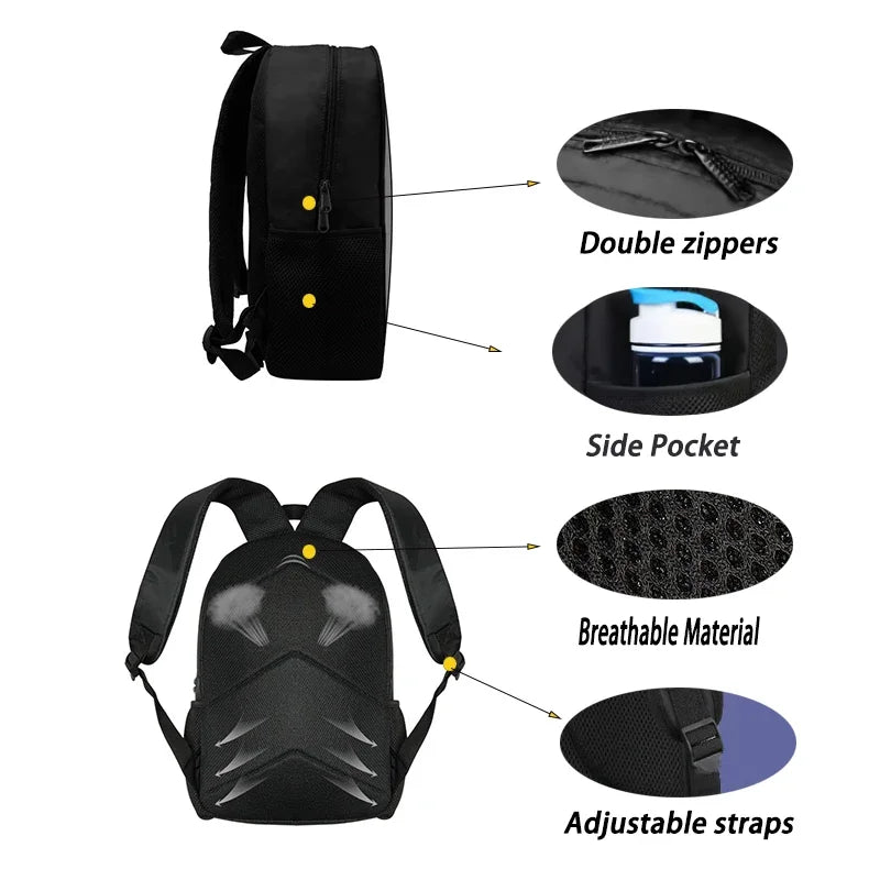 Mochila escolar para niños, fútbol, Lamine Yamals, con bolsas para el almuerzo, bolsas para lápices, mochilas escolares para niños y niñas, el mejor regalo