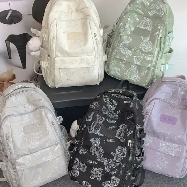 High-looking Backpack for Girls Lightweight and Large-capacity Schoolbag for Middle and High School Students Casual backpacks 배낭
