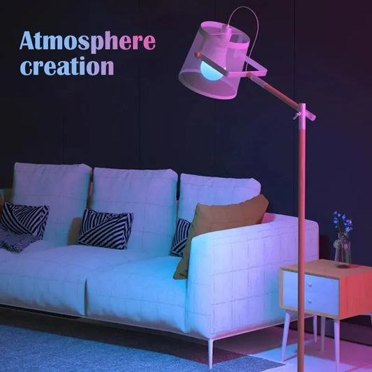 Bombilla LED RGB de 16 colores, Bombilla Multicolor E27 220V, iluminación del hogar regulable, 24 teclas, Control remoto, lámpara inteligente, luz de ambiente
