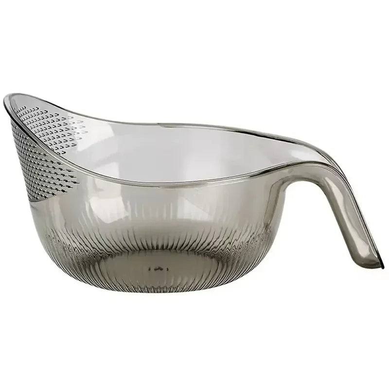 Dispositivo de lavado de cocina, filtro de lavado de arroz, lavabo de enjuague de arroz, cesta de drenaje para el hogar, fregadero de basón de fruta con mango
