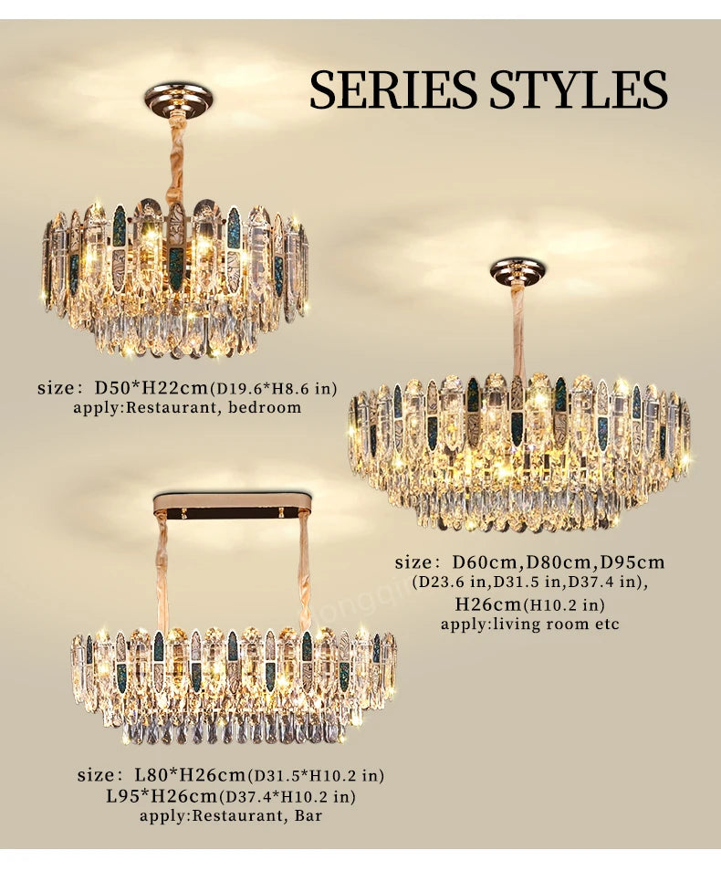 Techo para comedor, candelabro de cristal Led moderno, lámpara colgante de techo para sala de estar, Villa, Loft, iluminación colgante