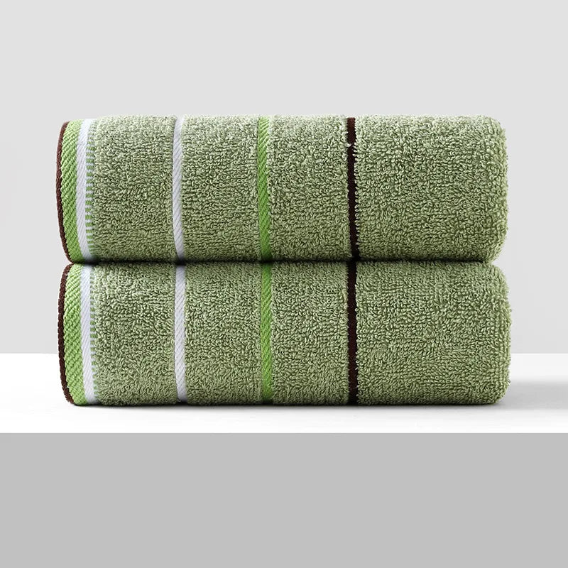 1/2 Toallas de Mano para Baño 100% Algodón, Toallas Gruesas para Cara y Cabello, para Adultos, Hotel, Viajes, Mayor Absorción de Agua