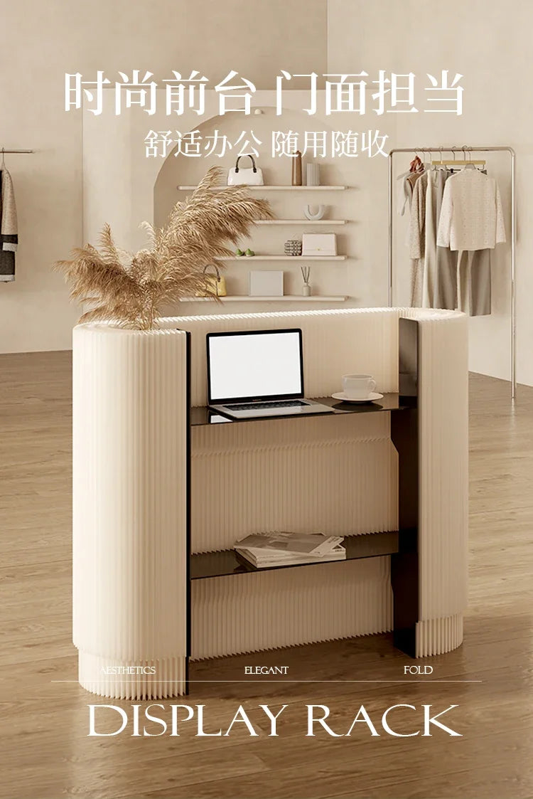 Mostradores De recepción simples Premium Glam moderno nórdico único Bar mostrador De lujo lindo Escritorio De recepción muebles comerciales