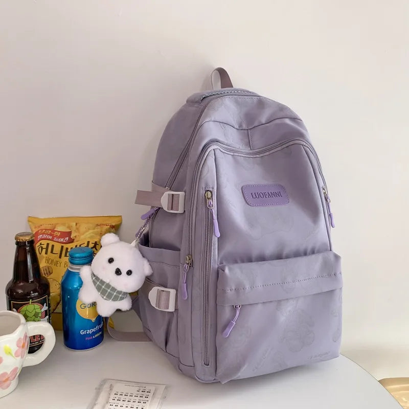 High-looking Backpack for Girls Lightweight and Large-capacity Schoolbag for Middle and High School Students Casual backpacks 배낭