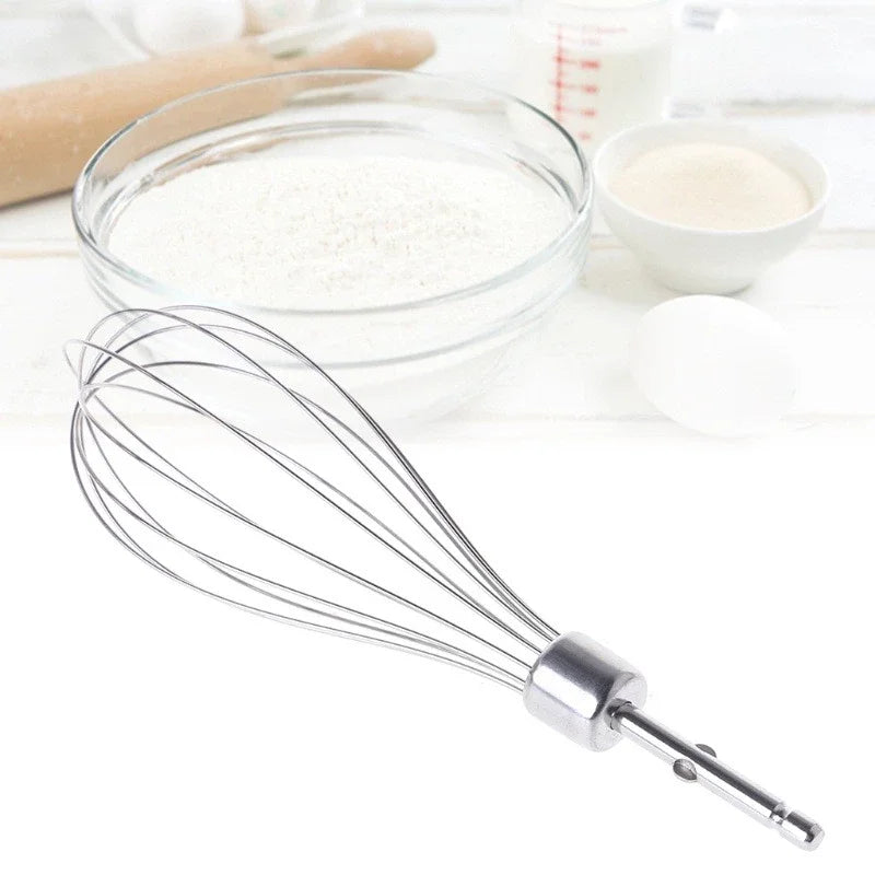 Batidor de huevos de acero inoxidable, batidor de alambre de cocina, batidor de globos, batidor de huevos de leche, batidor de huevos eléctrico de mano