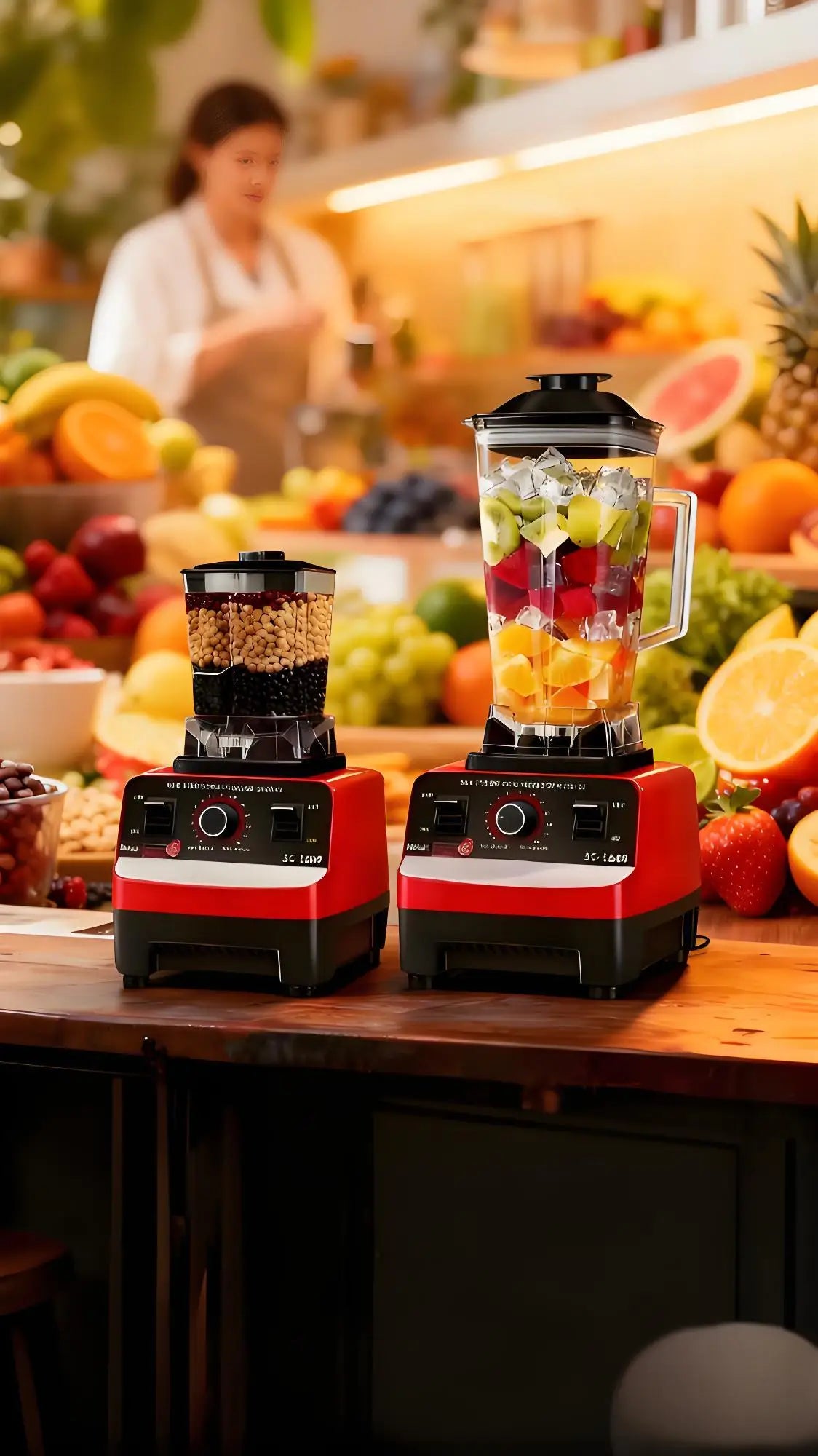 Licuadora Segura Libre de BPA con Vaso – Ideal para Smoothies y Bebidas, Incluye 6 Herramientas Útiles