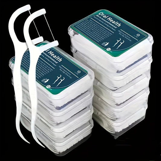 50 Uds. De hilo Dental, hilo Dental de limpieza profunda para el cuidado bucal adecuado, selecciones de hilo Dental desechables portátiles para viajes, vida diaria