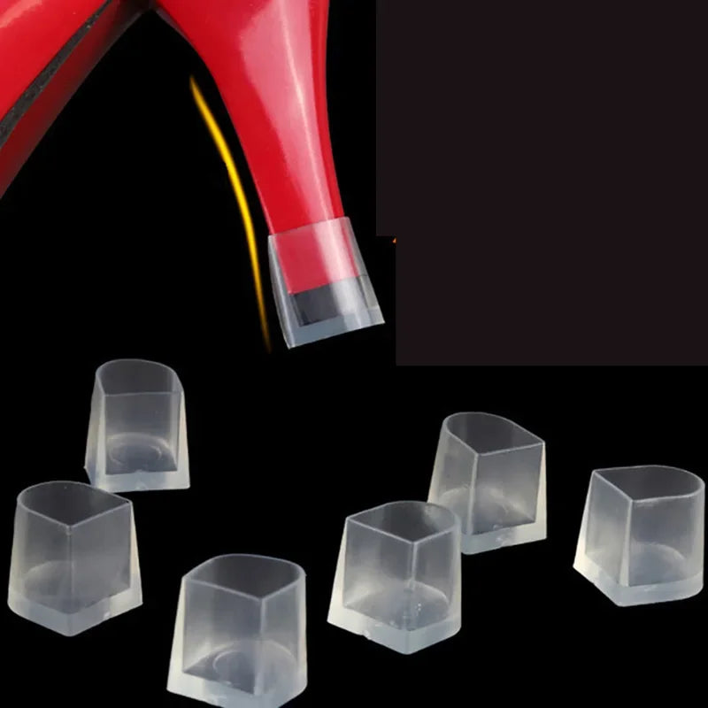 Tacones altos incluyen tacones de baile latino antideslizantes, incluye kit de limpieza de zapatos, tacos de silicona