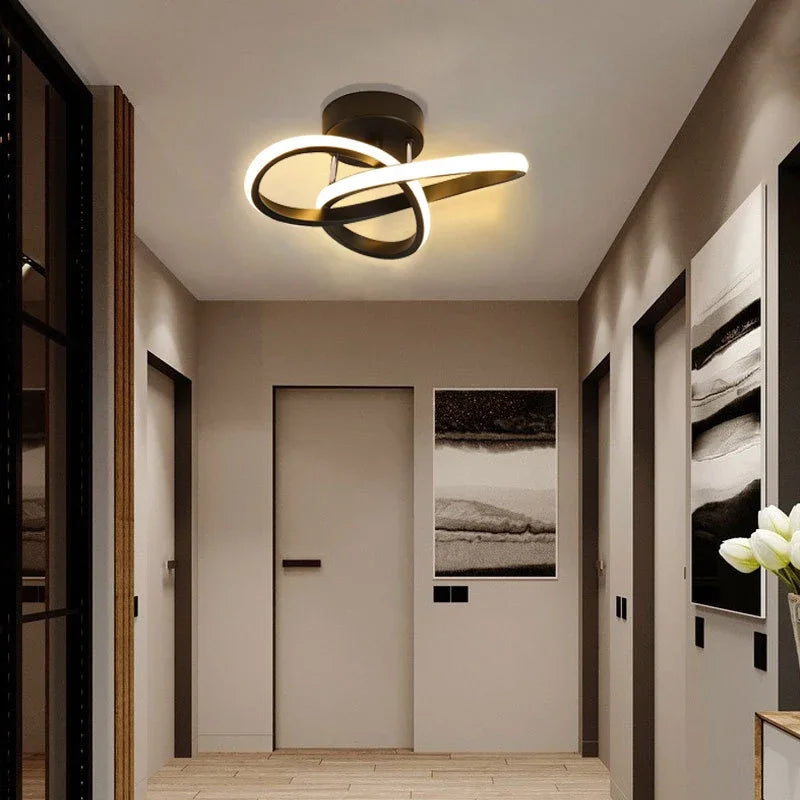 Lámpara de techo LED moderna, lámparas Led para pasillo, escalera, balcón, guardarropa, entrada, pasillo de Hotel, decoración del hogar, brillo de iluminación Led