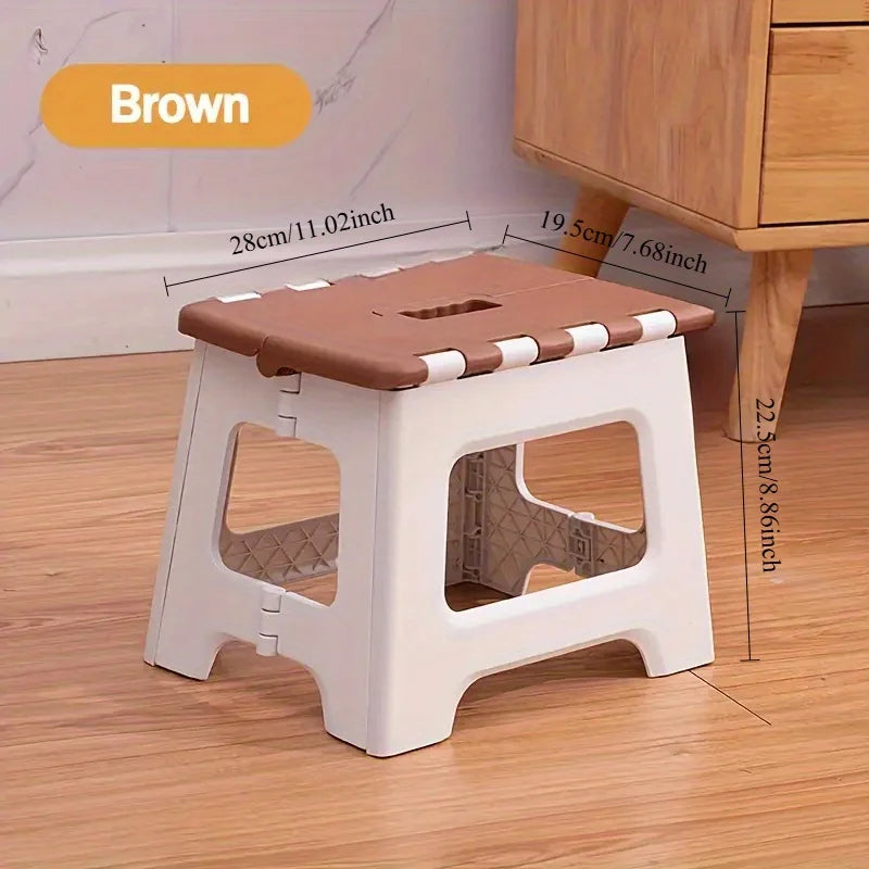Stylish Portable Foldable Stool Durable Construction for Indoor Outdoor Use Compact Design Saves Space 10 Home Essentials