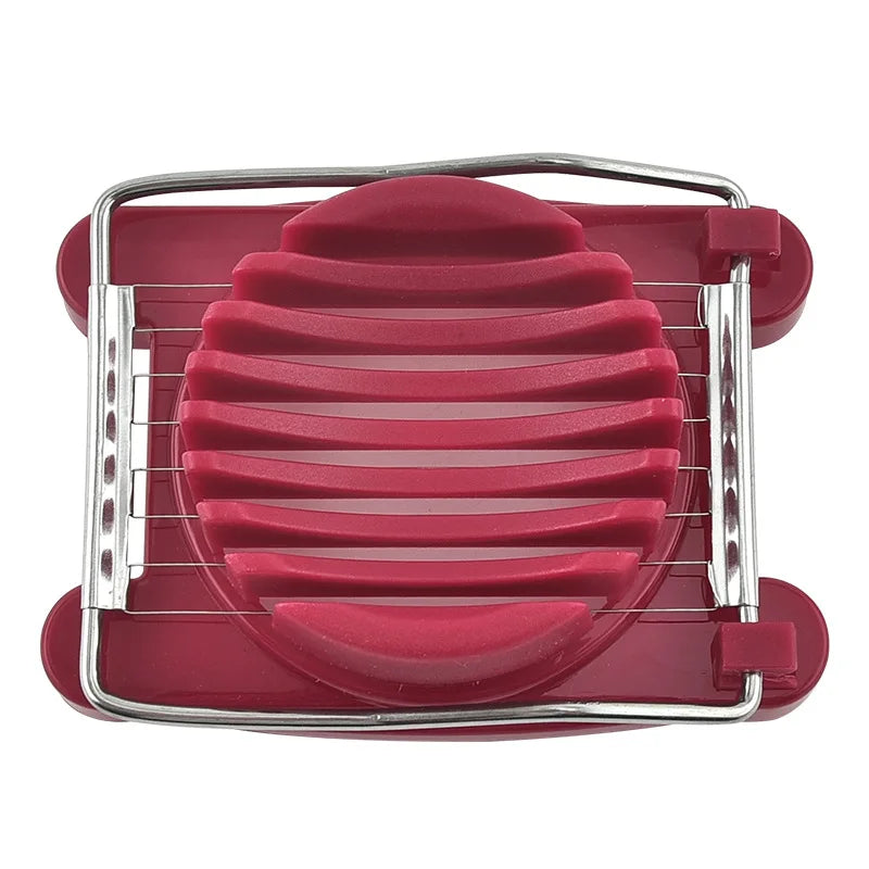Accesorios de cocina, rebanador de huevos, picadora de acero inoxidable, cortador de ensalada de frutas, herramientas para huevos, procesadores de alimentos manuales, utensilio de cocina ALI426