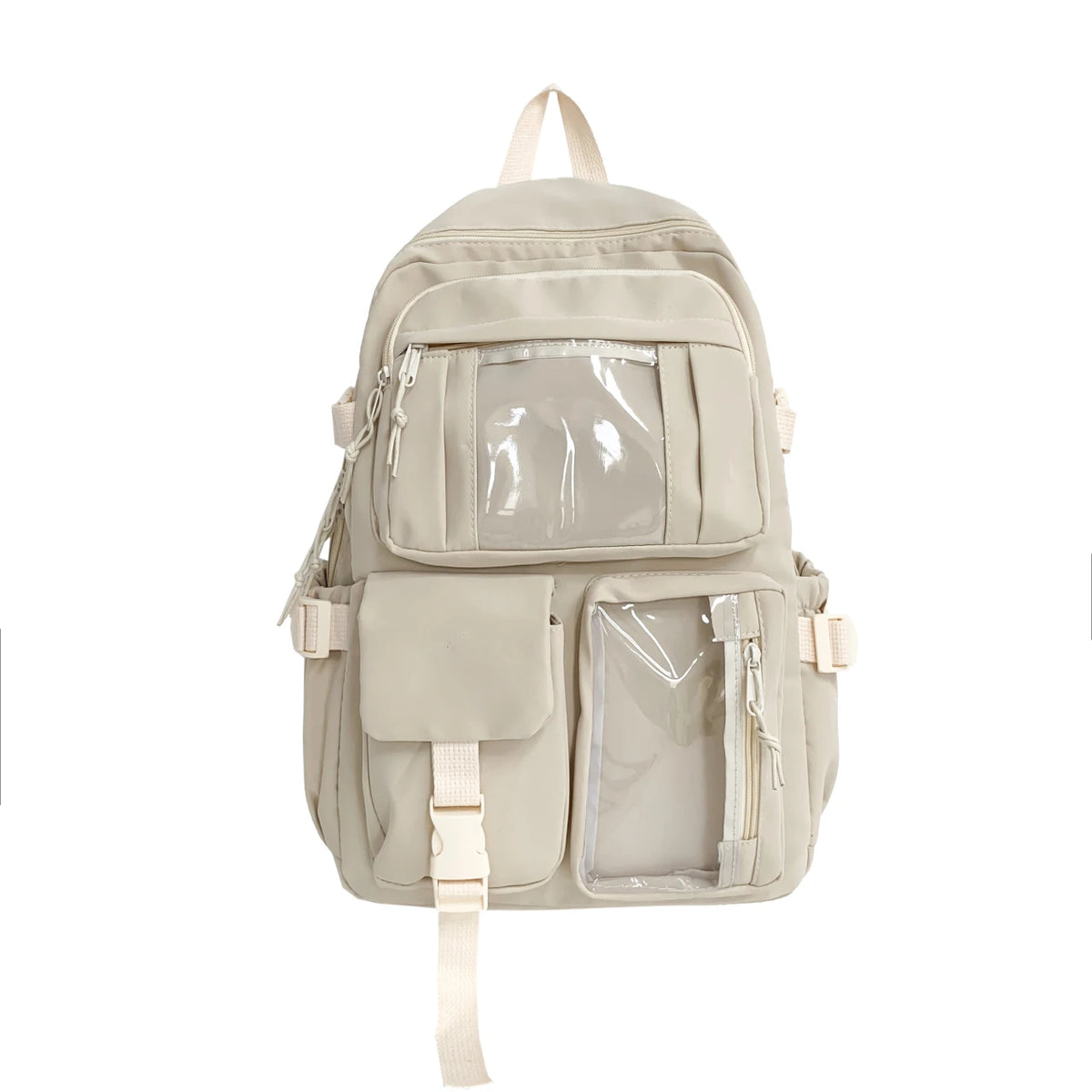 Nueva Mochila de Nailon Linda y Práctica para Niñas, Estudiantes y Mujeres, Mochila Escolar con Múltiples Bolsillos