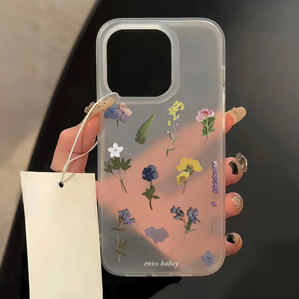 Fundas Transparentes Mate para iPhone 17 16 15, Funda para iPhone 16 Pro Max 15 14 12 11 13 Air, Fundas Protectoras Antigolpes, Cubierta Suave para Teléfono