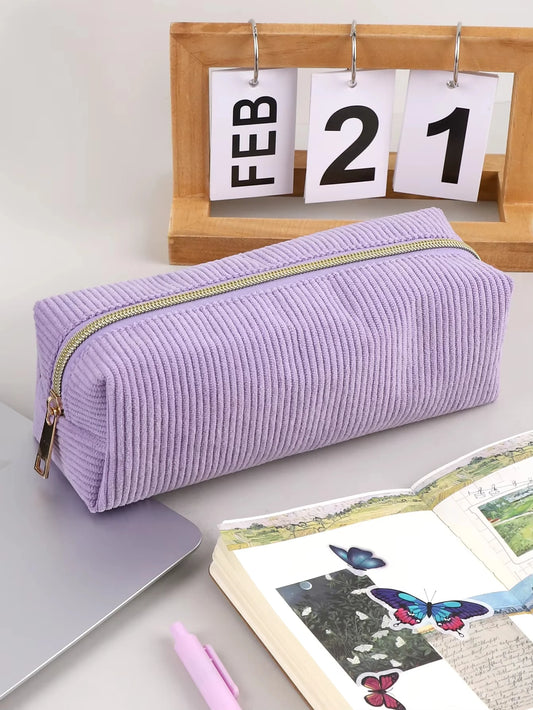 Estuche para lápices de gran capacidad, bolsa organizadora de papelería duradera para útiles escolares, bolígrafos, lápices y más, 1 unidad