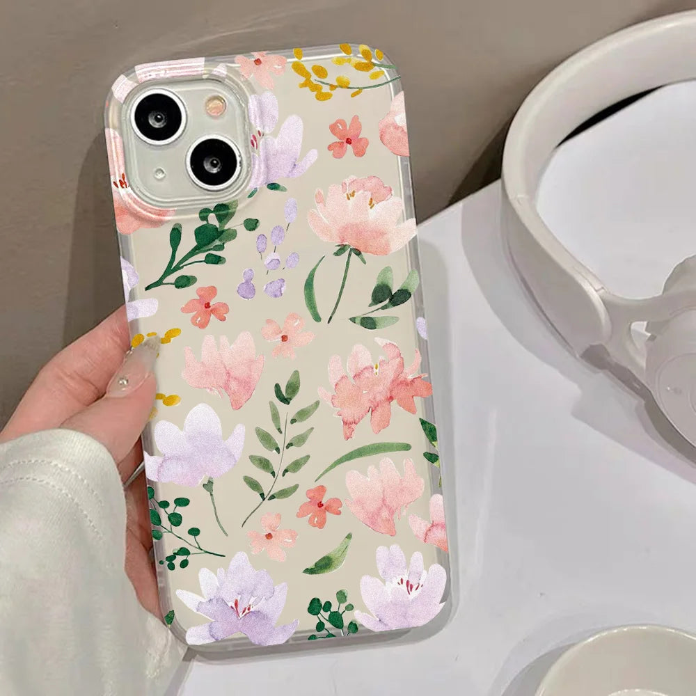 Fundas Transparentes Mate para iPhone 17 16 15, Funda para iPhone 16 Pro Max 15 14 12 11 13 Air, Fundas Protectoras Antigolpes, Cubierta Suave para Teléfono