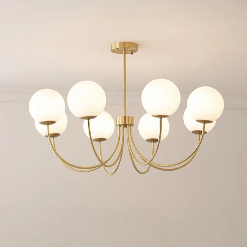 Lámpara de araña LED moderna E27 para sala de estar, dormitorio, mesa de comedor, cocina, estudio, lámparas colgantes de techo, brillo, decoración del hogar