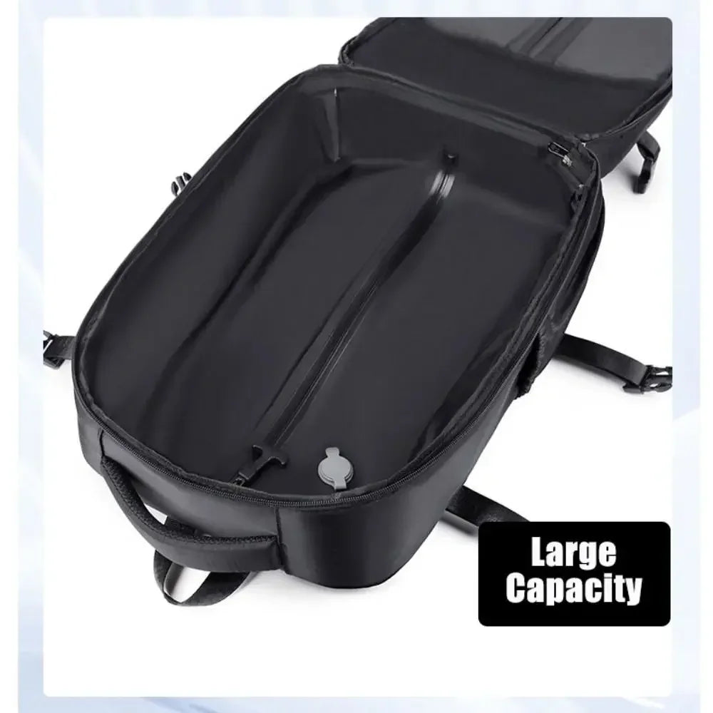 Mochila de compresión al vacío para hombre, mochila para ordenador portátil, mochila de viaje al vacío para senderismo, mochila Ryanair, bolsa de cabina de 46x30x20