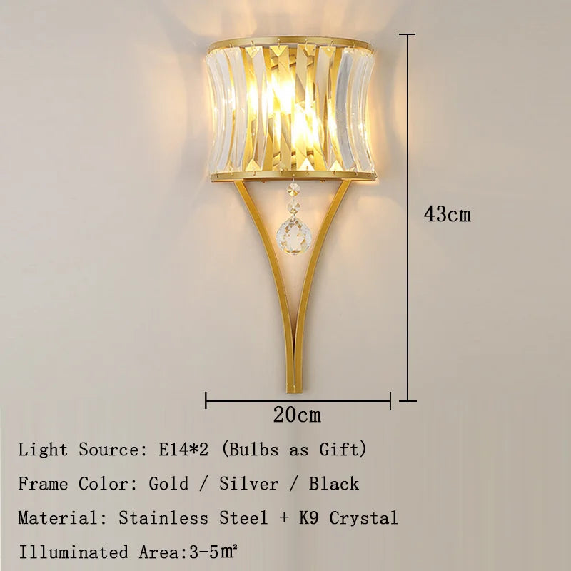 Luces de techo LED redondas clásicas, candelabros de cristal de lujo, decoración del hogar, plafón para sala de estar