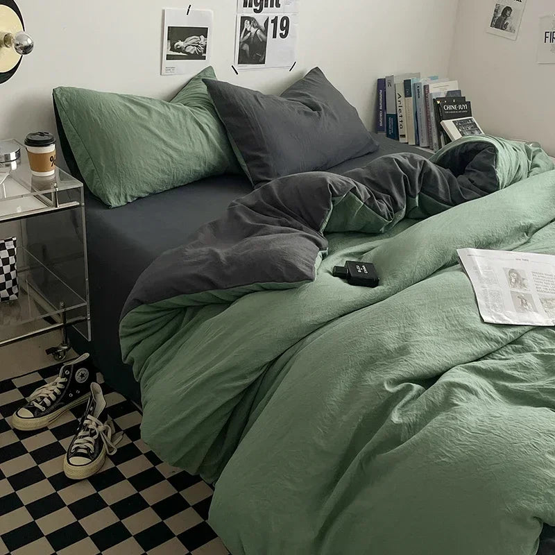 Juegos de edredón de cama, funda nórdica, sábanas con funda de almohada, juego de ropa de cama para cama Queen/King, edredones de cama