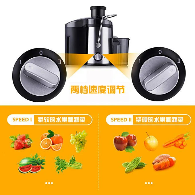 Extractor de Jugos Multifuncional, Exprimidor Automático de Frutas y Verduras, Máquina Separadora de Residuos de Jugo, Mini Vaso Original Pequeño