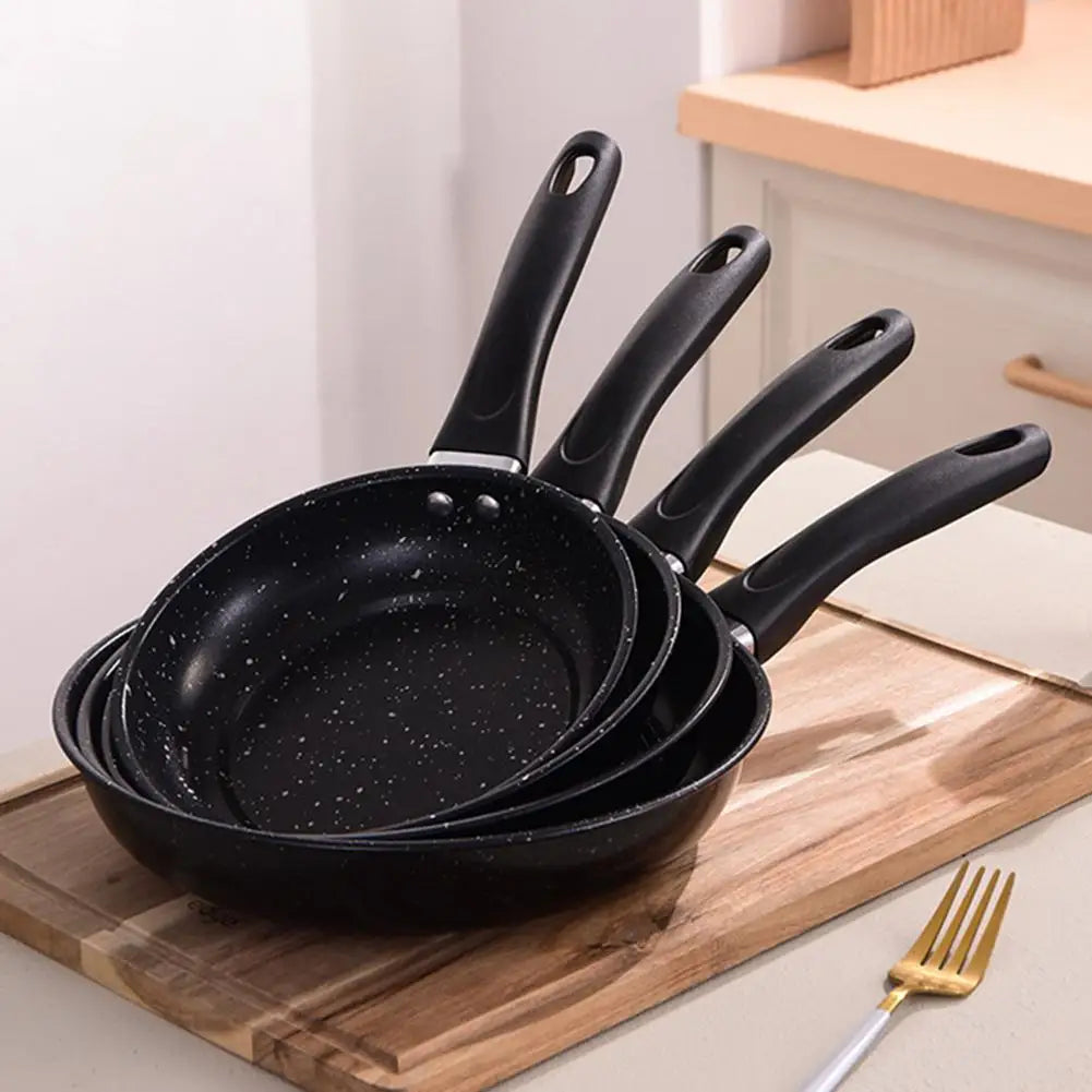 Sartén Antiadherente Mai Fan Shi para Freír en Casa, Sartén Individual para Freír Filetes, Sartén Multifuncional de Fondo Plano para Cocina, Olla de Hierro
