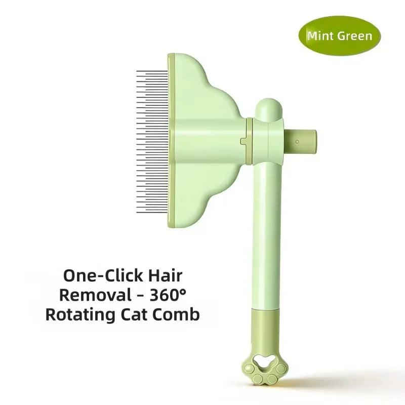 Cepillo para Perros, Removedor de Pelo de Mascotas, Cepillo Autolimpiante con un Botón, Cepillo de Masaje para Perros y Gatos, Productos para el Cuidado de Mascotas