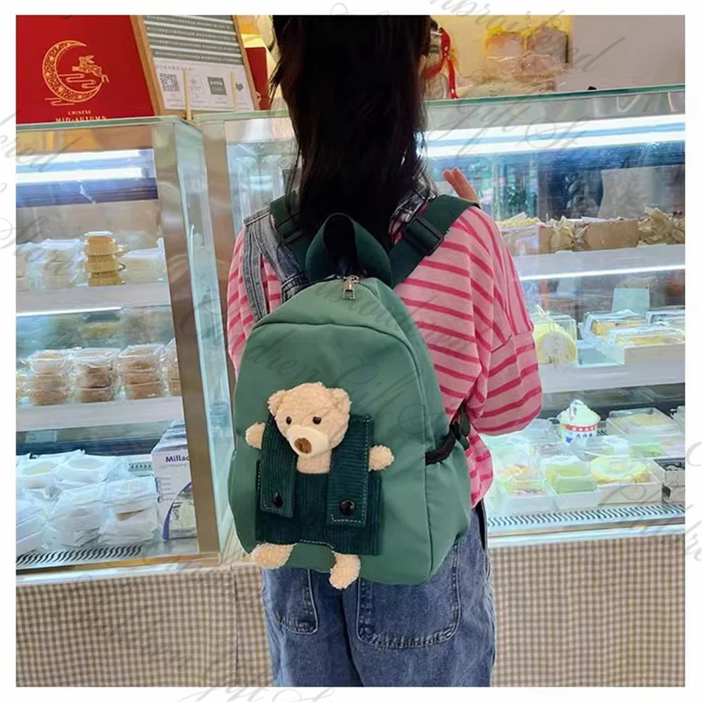 Mochila con nombre personalizado para niños, mochila bordada con dibujos animados para bebé, bolsa de libros para jardín de infantes, mochilas para salir, novedad