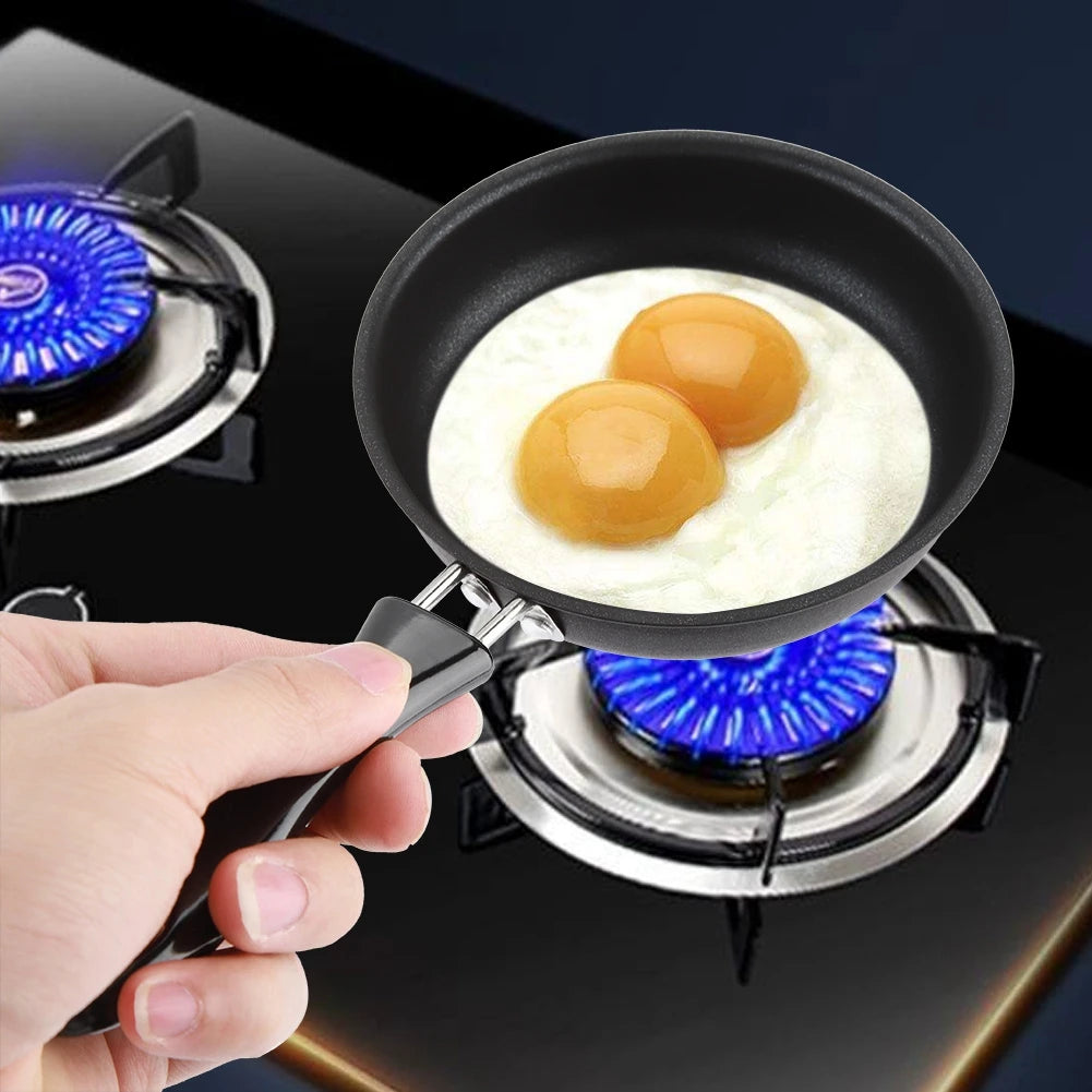 Sartén antiadherente para freír huevos, Mini olla para tortillas de cocina, Sartenes para freír tortillas, ollas para tortitas fundidas, utensilios de cocina, 12cm