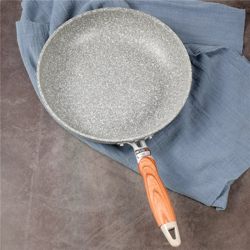 Sartén antiadherente para el hogar, Wok, Cocina de Inducción para panqueques, estufa de gas, cacerola especial, sartén antiadherente duradera