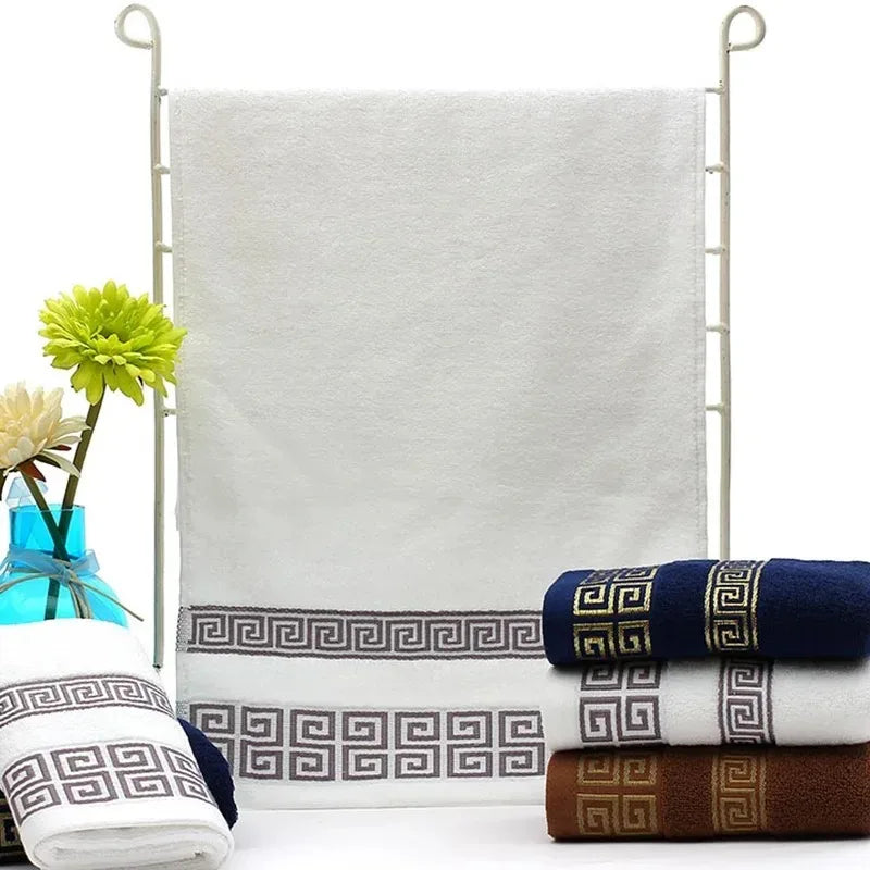 Toalla de playa bordada suave de lujo 100% algodón, Toalla de baño súper absorbente para adultos, toalla de baño de secado rápido, toallas de baño