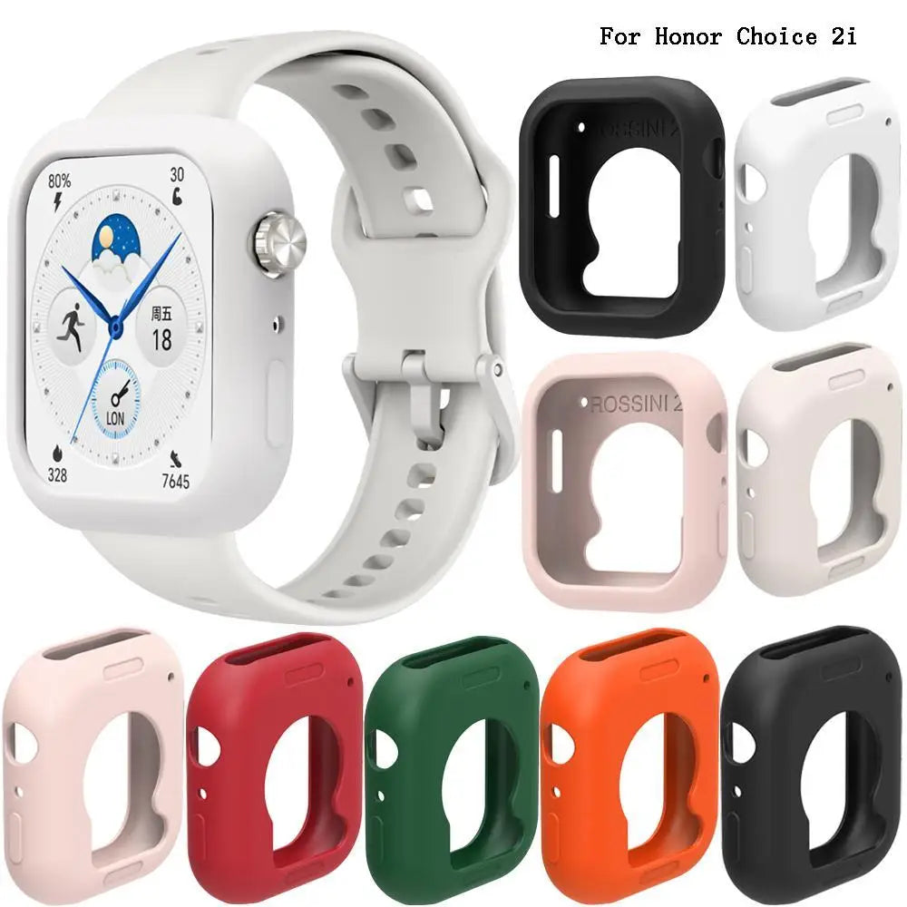 Correa de reloj de silicona + funda para Huawei Honor Choice ROSSINI 2i, pulsera y funda para reloj inteligente, Correa de repuesto para muñeca