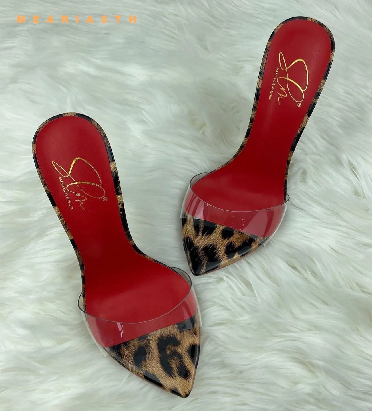Zapatillas de crin de verano, zapatos de mujer, Sandalias de tacón de aguja súper alto, sandalias de mujer con punta abierta y pasarela para fiesta, talla grande 44