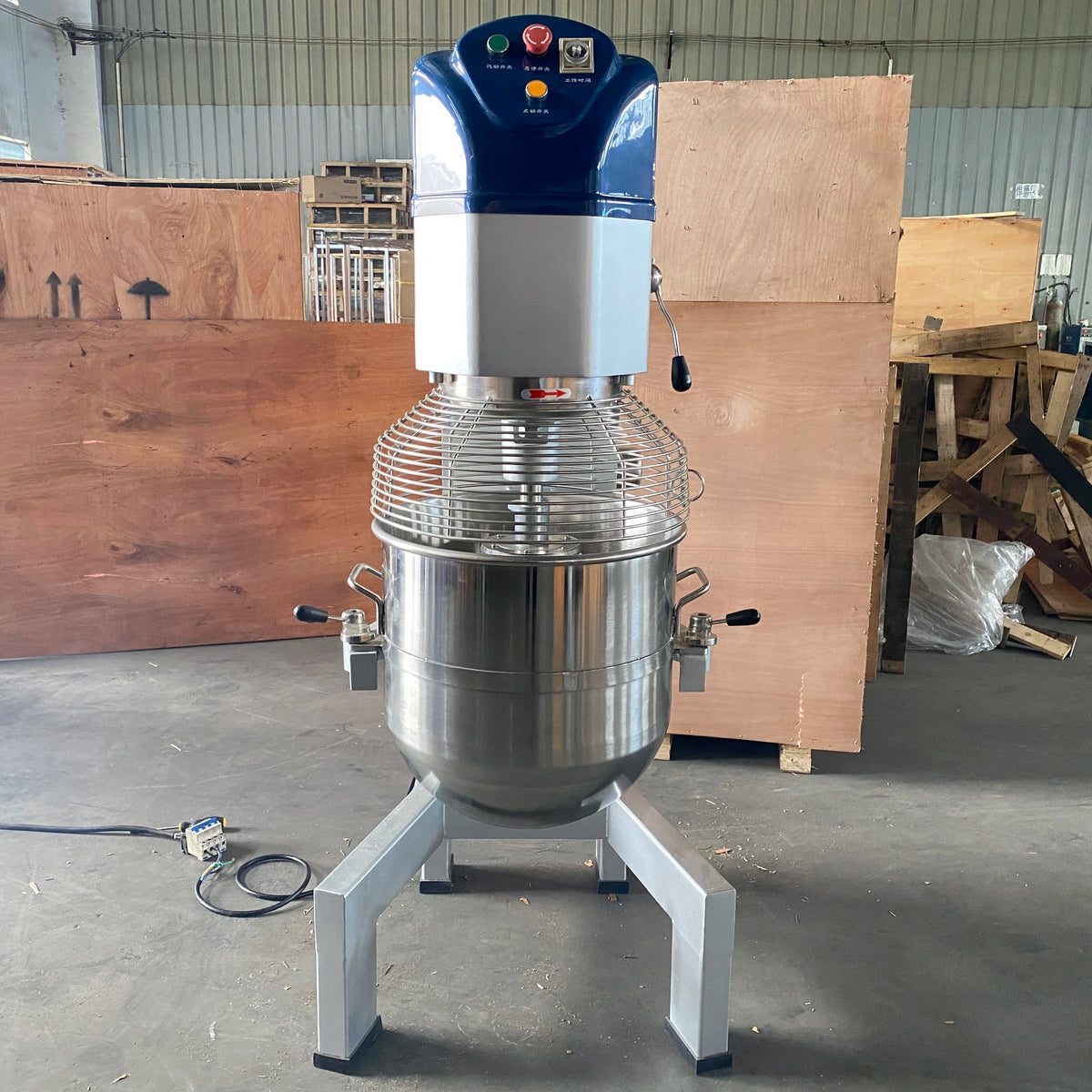 Batidora Industrial comercial, 10l, 20l, 30l, 60l, 80l, soporte de cocina, masa planetaria para alimentos, pan, masa, pastel, máquina mezcladora para panadería