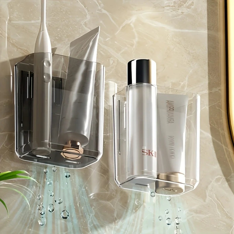 Soporte de Pared para Cepillos de Dientes, Organizador Adhesivo para Baño sin Taladrar, Organizador y Almacenamiento para Cocina y Baño