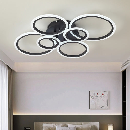 Lámpara de techo LED moderna, iluminación para el hogar, sala de estar, estudio, dormitorio, iluminación interior, lámparas de decoración