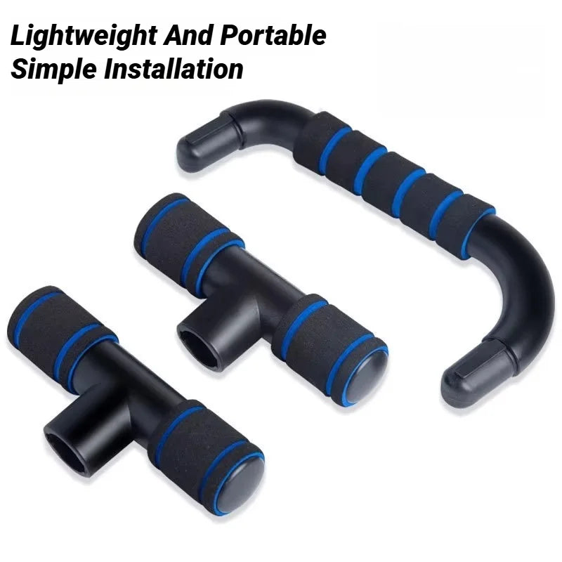 Barra de soporte antideslizante en forma de H para realce, estante de energía para Fitness en casa, manijas de gimnasio, barras de flexiones, ejercicio, brazo, entrenamiento muscular del pecho