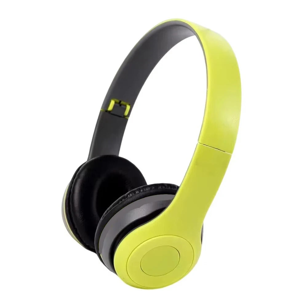P47 auriculares inalámbricos Bluetooth 5,0 auriculares plegables estéreo HIFI bajo para música juegos chico chica auricular para teléfono inteligente