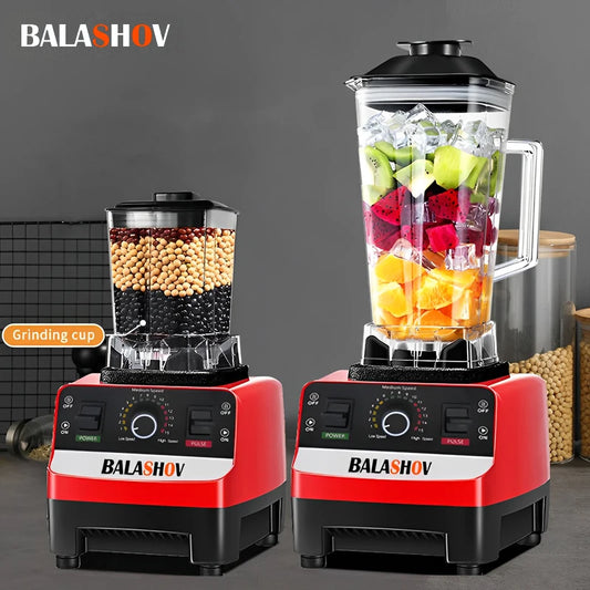 Licuadora comercial de alta potencia, exprimidor de frutas, procesador de alimentos, batidos de hielo, trituradora de jugo, 2000 V, 220 W