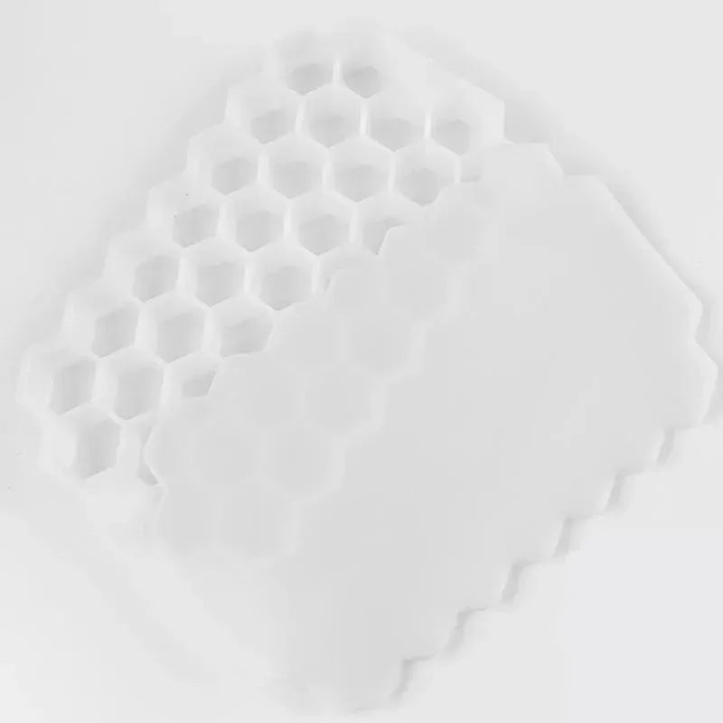 Molde para cubitos de hielo de 37 cavidades, molde para cubitos de hielo de silicona reutilizable, máquina para hacer helados sin BPA con tapas, molde para paletas DIY, bandejas para cubitos de hielo