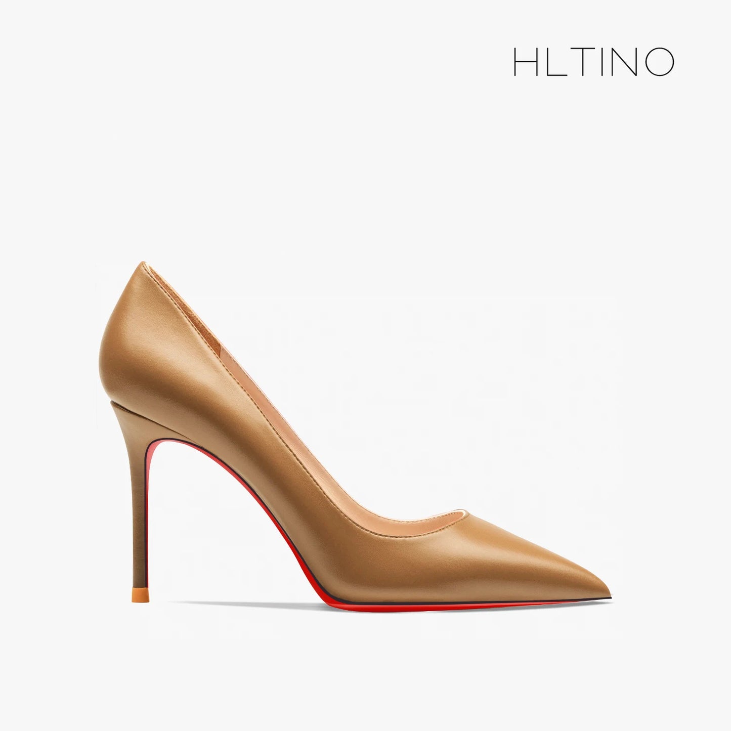Zapatos de mujer 2025, marca de lujo, zapatos de tacón con suela roja, fondo rojo, puntiagudos, tacones altos de diseñador, zapatos elegantes de fiesta a la moda para mujer, 12cm