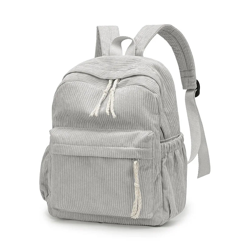 Mochila escolar personalizada, nuevas mochilas de moda para niños, estudiantes, pana, nombre único, bolsas de viaje de gran capacidad, mochila de senderismo